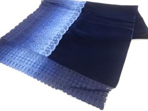 ビロードレース花模様ショール